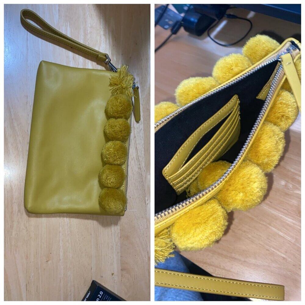 Vintage yellow handbag. - Picture 2 of 7